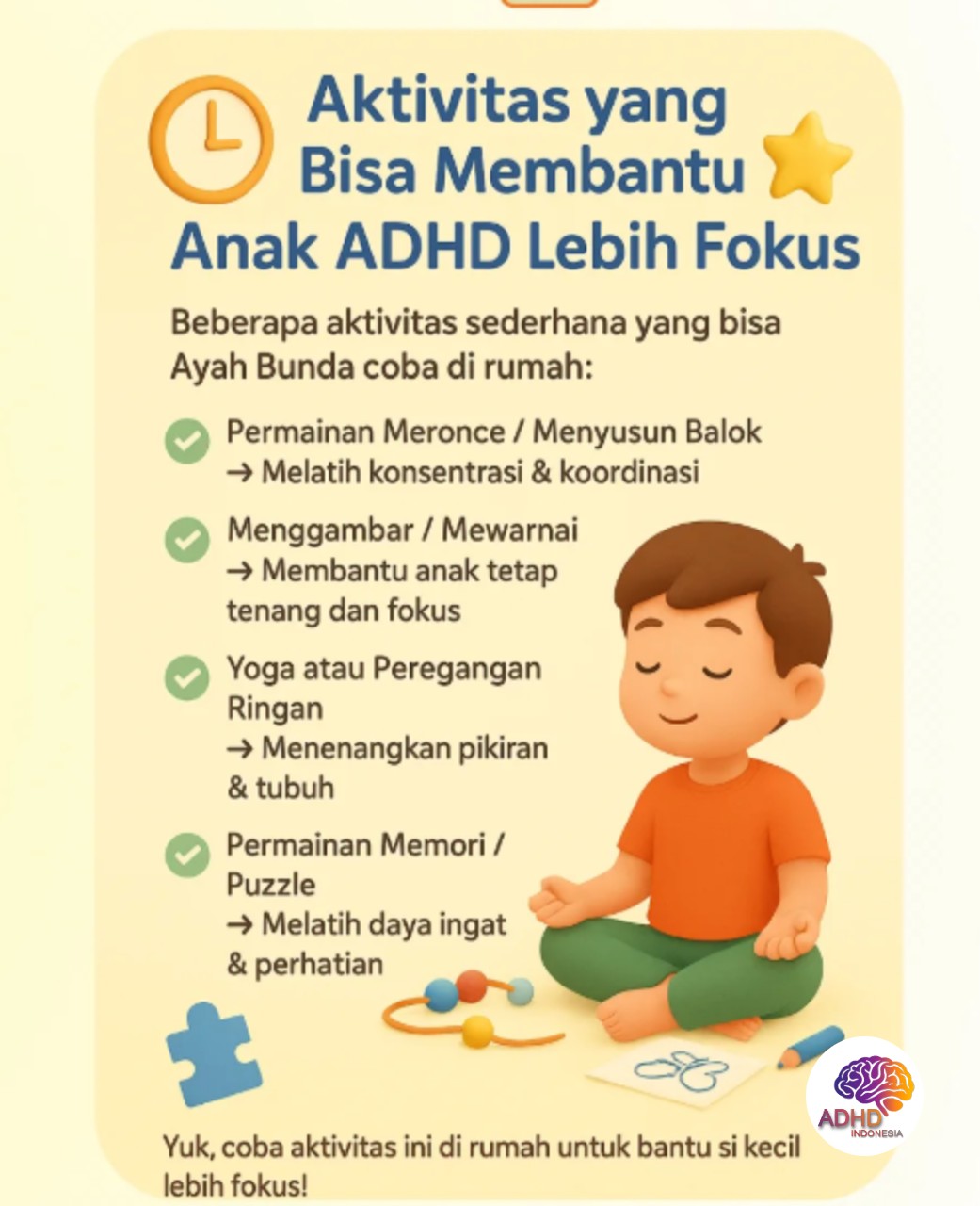 Pendekatan Edukatif yang Tepat untuk Anak ADHD di Kabupaten Bolaang Mongondow Selatan
