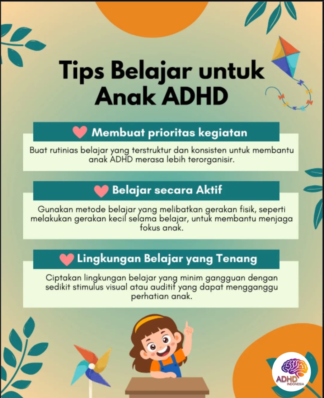 Strategi Belajar yang Cocok untuk Anak ADHD di Kabupaten Bolaang Mongondow Selatan